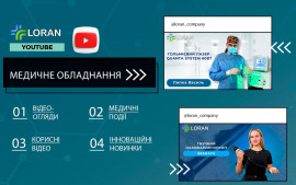 Selection of Loran Group videos on YouTube for doctors: clinical cases, equipment reviews, commissioning